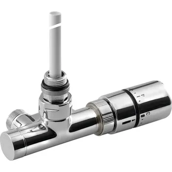 Radiátor Sapho MONO ONE připojovací sada ventilů termostatická jednobodová, pravá, rozteč 50mm, provedení Chrom