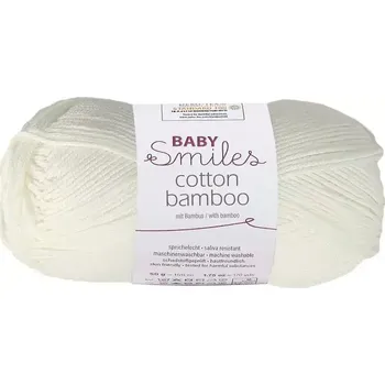 Příze Schachenmayr Baby Smiles Cotton Bamboo 01002 Natural Pletací příze