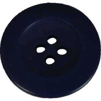 Knoflík Knoflík pánský DILL 9783/32 modrý PLASTOVÝ - Modrá, 20mm