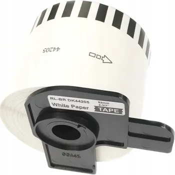 Samolepící etiketa Etikety BROTHER DK-44205 - 62 mm x 30,48 m, papírová role - kompatibilní