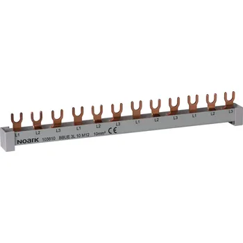 modulární přístroj a rozvaděč Noark 103824 BBUE 4L 10 M12 NLLL+4xLN Prop.lišta 4f 6