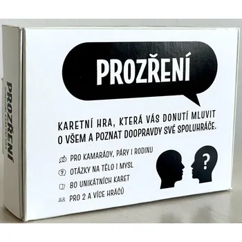 Desková hra Prozření - Karetní hra