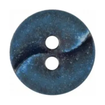 Knoflík Knoflík 225810 halenkový tmavomodrý - Modrá, 1,3 cm