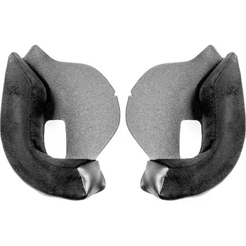 Příslušenství k helmě na motorku lícnice interieru pro přilby HERITAGE (černé, vel.L) , NOX PREMIUM