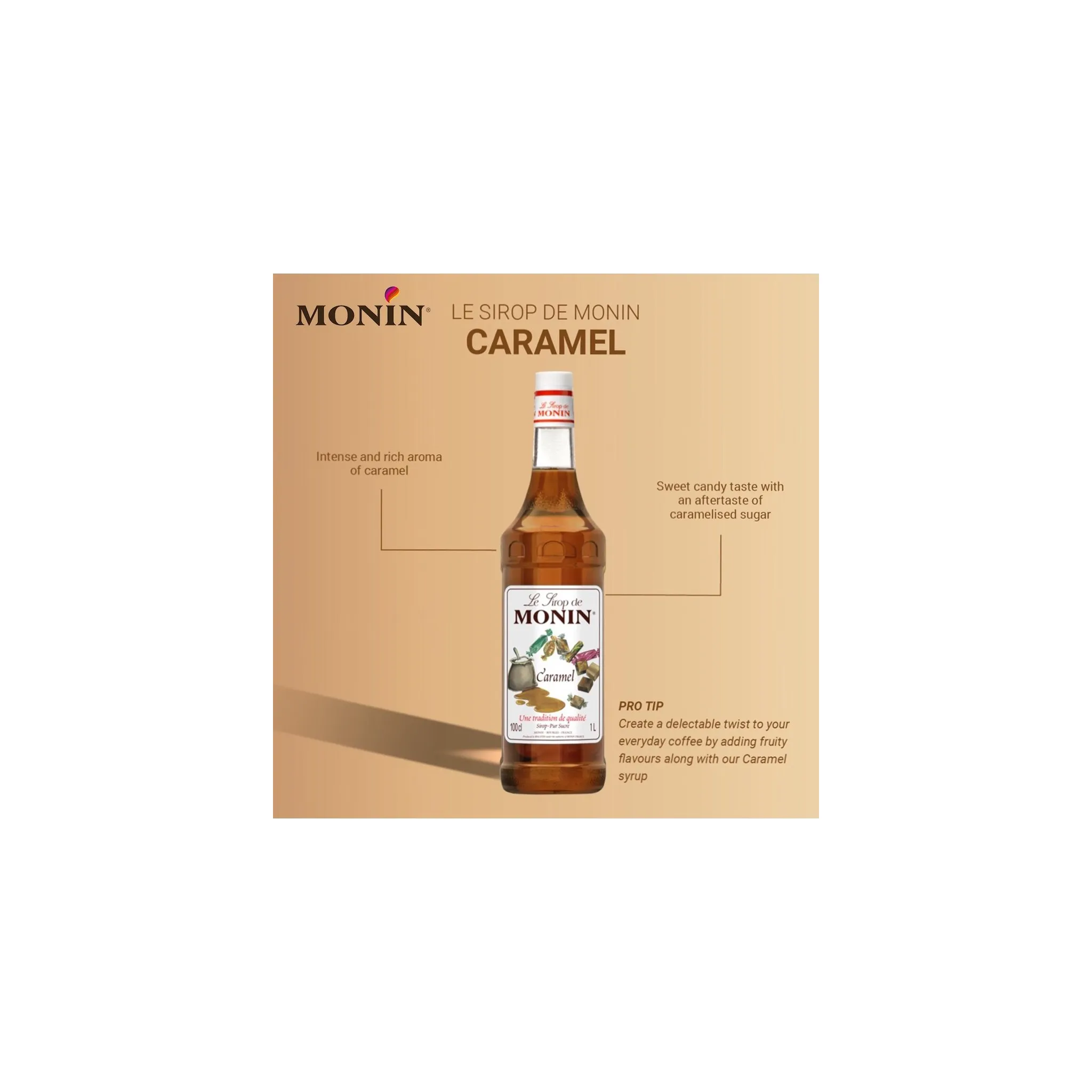 Fotografie 4 - Sirup Monin Karamelový sirup 1 l