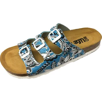 Dámská zdravotní obuv Dámské pantofle BIOLife Laura 0001/772, modro bílé 41