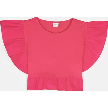 Dětská móda GATE Bavlněný top s volánky 10Y 424-0495/650