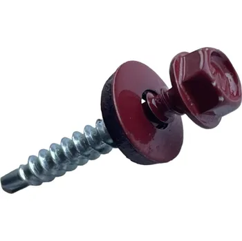 Vrut Vrut farmářský samovrtný s podložkou 4,8x20 červený 3009 - 250ks