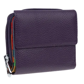 NovaKabelka.cz Dámská kožená peněženka D485 Purple