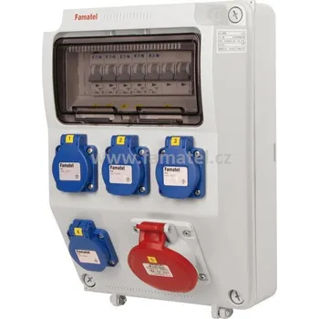 modulární přístroj a rozvaděč Famatel v565 - ZSF40100000.0 /3958 Zás.skříň IP44 jištěná bez chrániče