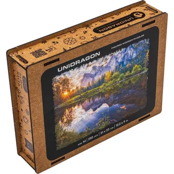 Puzzle Unidragon dřevěné puzzle - Jezero velikost M