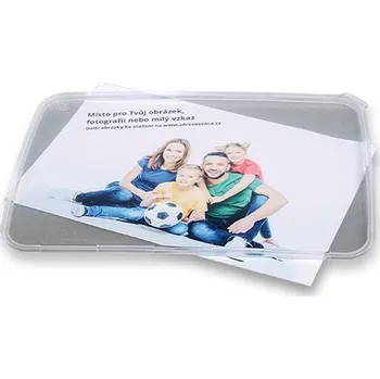 Svačinový box Čirá průhledka Zdravá sváča