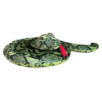 plyšák Wąż zwinięty zielony 150cm