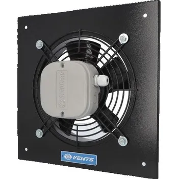 ventilátor do koupelny VENTS 1009603 Ventilátor OV4E 250 průmyslový, čtvercový (370x370mm), černý