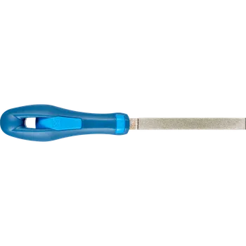 Pferd 15400126 | Diamantový pilník dílenský DF 1112/100, plochý, tupý, 10x3,2, D 126