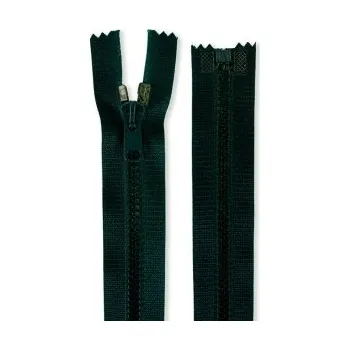Zip zip kostěný 35cm TM.ZELENÁ 664635 PH6 - Tm.zelená, 35cm