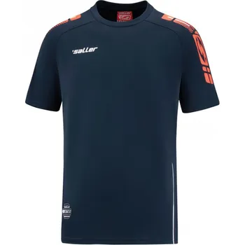 Pánské tričko Saller X.72 Sportovní triko BARVA: 527 tmavě modrá-neon oranžová-bílá, Velikost: 152 Lehké funkční triko pro sport i volný čas