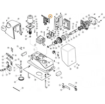 Pohon brány Nice CA45.5320