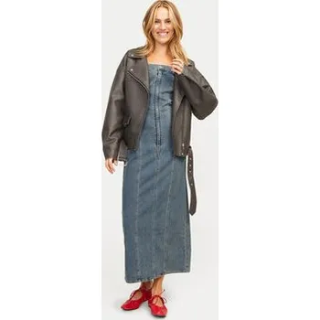 Dámské šaty JJXX Džínové šaty Tinga 12260695 Modrá Slim Fit M