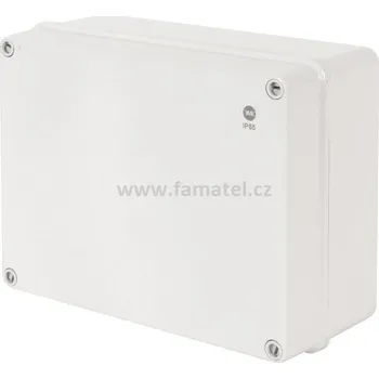 Elektroinstalační krabice Famatel 68220 Krabice SolidBox IP65, 280x220x174mm, plné víko, hladké boky