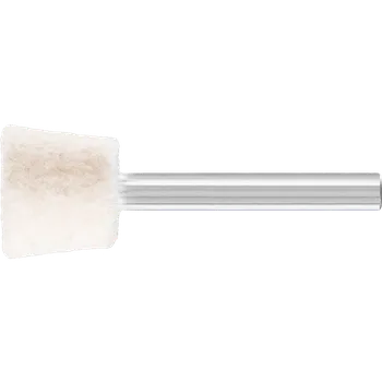 Brusný kotouč Pferd 44152016 | Filcové lešticí tělísko úhlové FK WKN 20x16-6x38 mm, M (středně tvrdé)