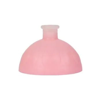 Láhev Náhradní víčko Zdravé lahve® růžové/čiré - Růžová, 1 kus