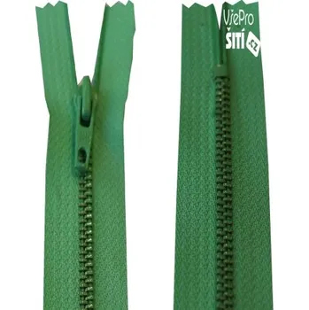 Zip zip DMC kov.šat.ZEL TRÁVA 1319XX - Zelená, 20cm
