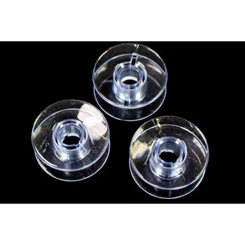 Cívka na šicí stroje SINGER originál čirá plastová - 1 kus - Čirá, 21mm