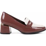 Dámské hnědé lodičky s krémovou špicí Piccadilly 748027-1 Velikost: 38