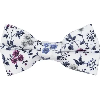 Motýlek Bubibubi Bílý dětský motýlek Blanca