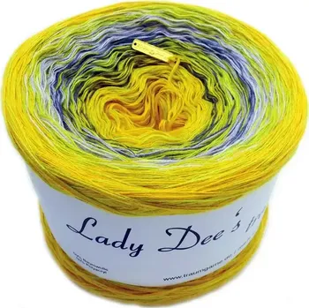 Příze Žluťásek 4n-570m (Lady Dee's Zitronenfalter)