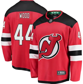Fanatics Pánský dres New Jersey Devils NHL #44 Miles Wood Breakaway Alternate Jersey Velikost: S, Distribuce: USA