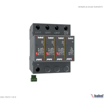Přepěťová ochrana Hakel 27518 HSA-150/3+1 M S SPD typ 2+3