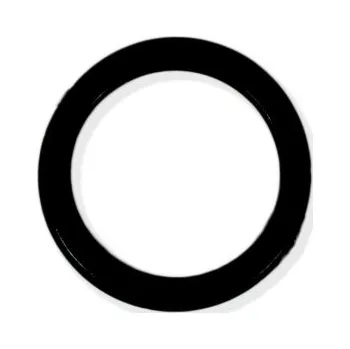 kroužek ramínkový ČERNÝ 13mm - Černá, 13mm