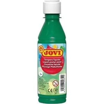 JOVI temperová barva 250ml v lahvi tmavě zelená
