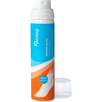 Kosmetika na nohy Pedag Ochranný a osvěžující sprej na chodidla proti pocení Silky Touch 75ml 285