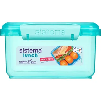 Svačinový box Sistema Svačinový box Lunch Plus 1,2l Barva: zelená