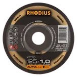 RHODIUS Extra tenký řezný kotouč XT70 50 ks PACK 125 x 1,0 x 22,23 ALPHAline