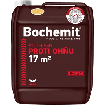 Barva na dřevo Bochemit ANTIFLASH koncentrovaný protipožární nátěr 5 kg Zelená