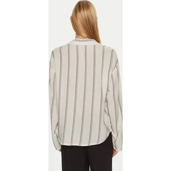 Dámské noční prádlo Tommy Hilfiger Pyžamový top UW0UW05614 Écru Relaxed Fit XL