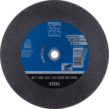 Řezný kotouč Pferd 66324080 | Řezný kotouč 400 x 4,0 x 25,4 mm, SG CHOP HD STEEL, rovný