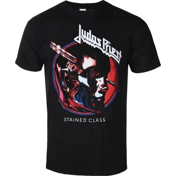 Pánské oblečení Tričko metal pánské Judas Priest - Stained Class Album Circle - ROCK OFF - JPTEE25MB - M