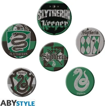 Výtvarná sada Harry Potter Sada odznaků Zmijozel