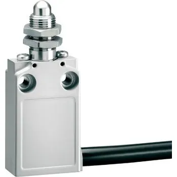 vypínač LOVATO Electric KPA2L11 kovové koncové spínače s kabelem, Ovládací hlavice na závit, 1Z+1V pomalé, kabel 2m