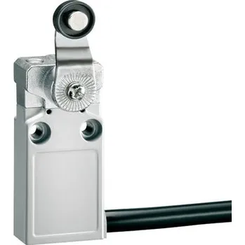 vypínač LOVATO Electric KPE1L11 kovové koncové spínače s kabelem, Plastová kladka, ?14x4,5, 1Z+1V pomalé, kabel 2m