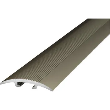 přechodová lišta Přechodový profil PRINZ š. 30 mm, délka 270 cm,0-6mm, barva ušlechtila ocel matná (Podlahová lišta,Přechodová lišta, přechodový profil, hliníkový přechodový profil, bezbariérový práh, kobercové ukončení, lišta na ukočení podlahové krytiny, ukončovací líšt