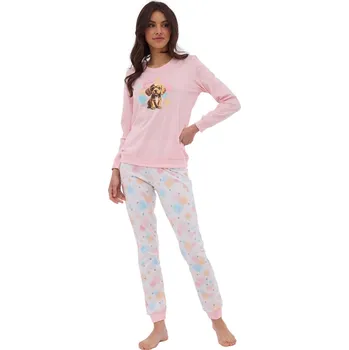 Dámské pyžamo Dámské pyžamo CORNETTE 671/376 STAR růžová L 0