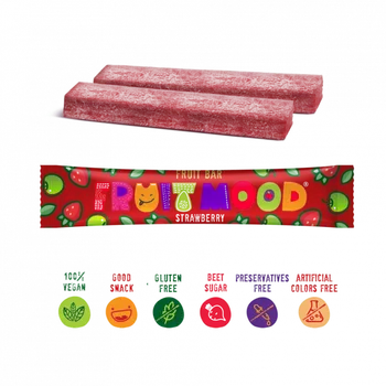 Ovocná tyčinka Fruit Mood Jahoda 20g