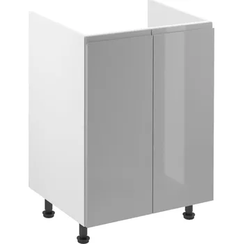 Nábytek Kuchyňská skříňka ASPEN II D60Z - bílá/šedá