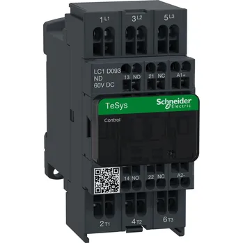 Stykač Schneider Electric LC1D093ND Stykač 9A, 1 Z+1 V, pruž.svorky,